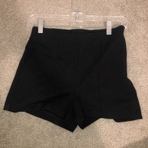 Express Black Highwaisted Shorts